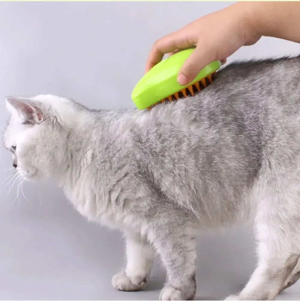 All4U Electric Steamy Brush for Pets