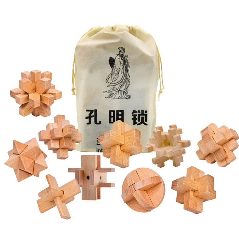 Luban Lock Puzzle Set