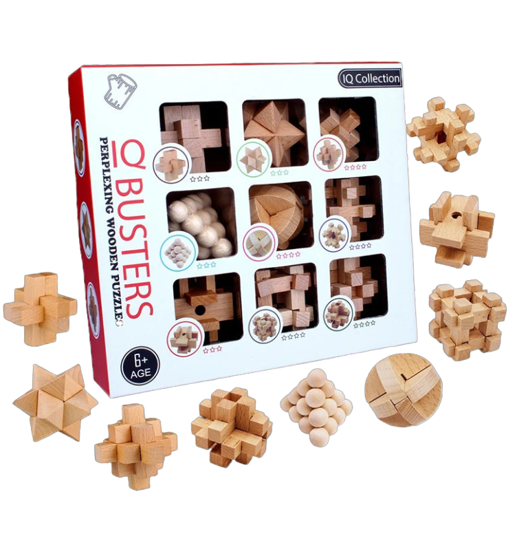 Luban Lock Puzzle Set