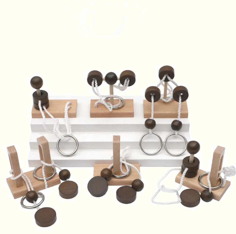 Wooden Rope Puzzles