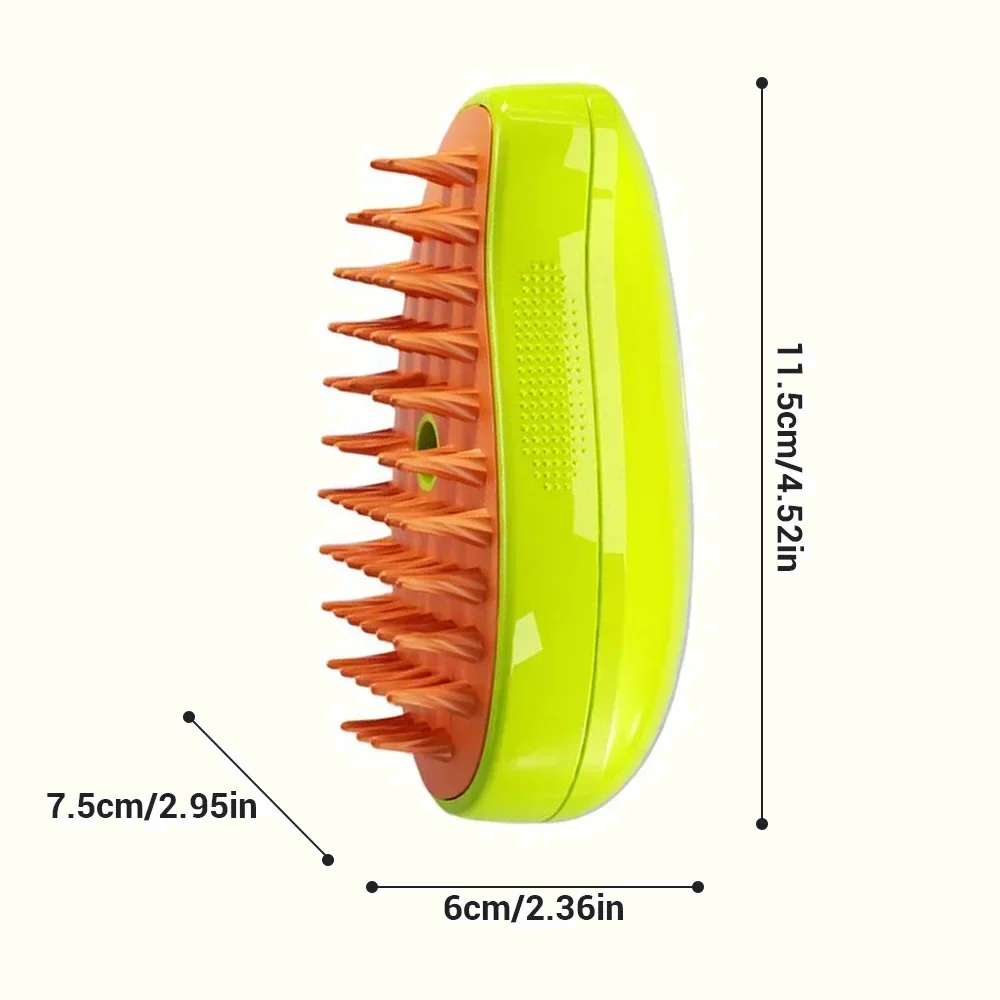 All4U Electric Steamy Brush for Pets