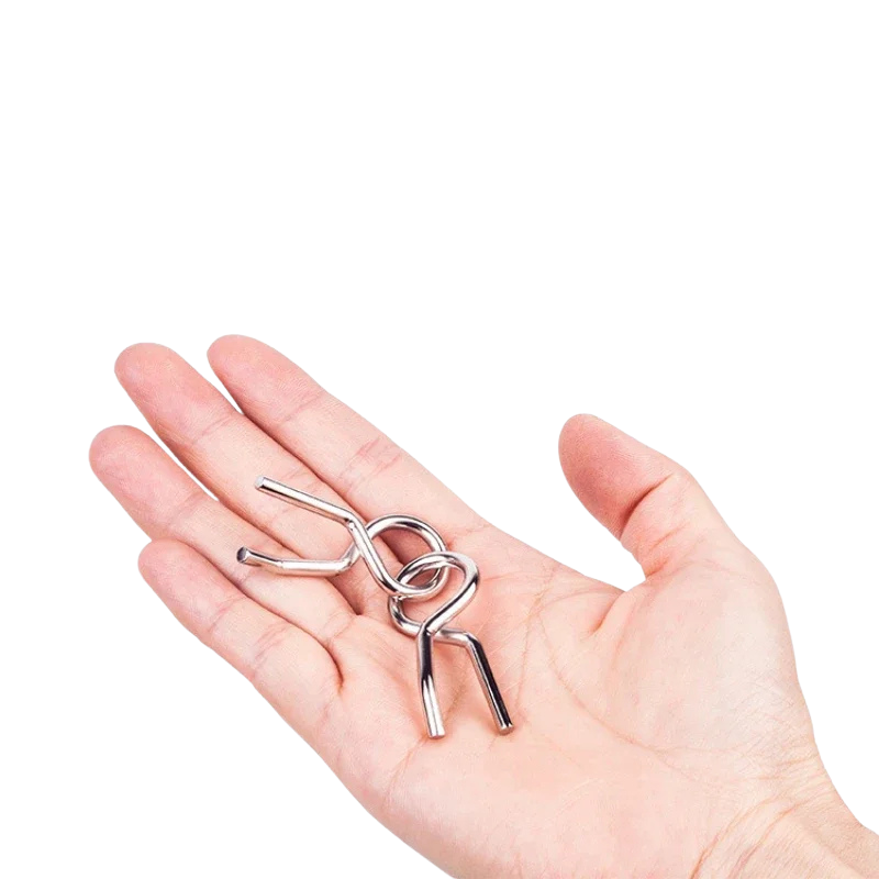 All4U Metal Wire Montessori Brain Teaser Puzzles